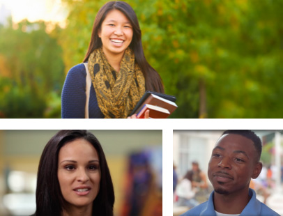 students and employees for careers site